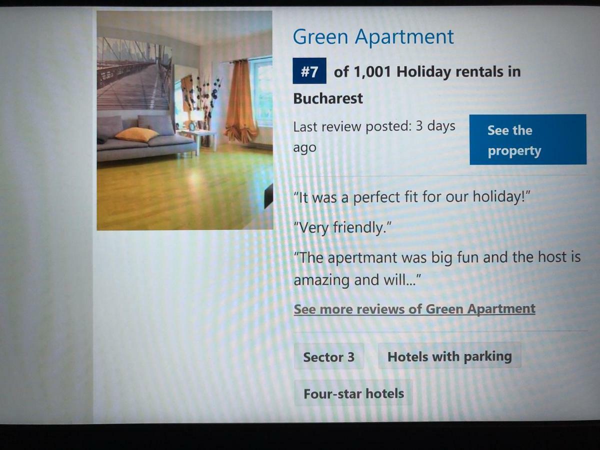 Green Apartment 59 Бухарест Экстерьер фото